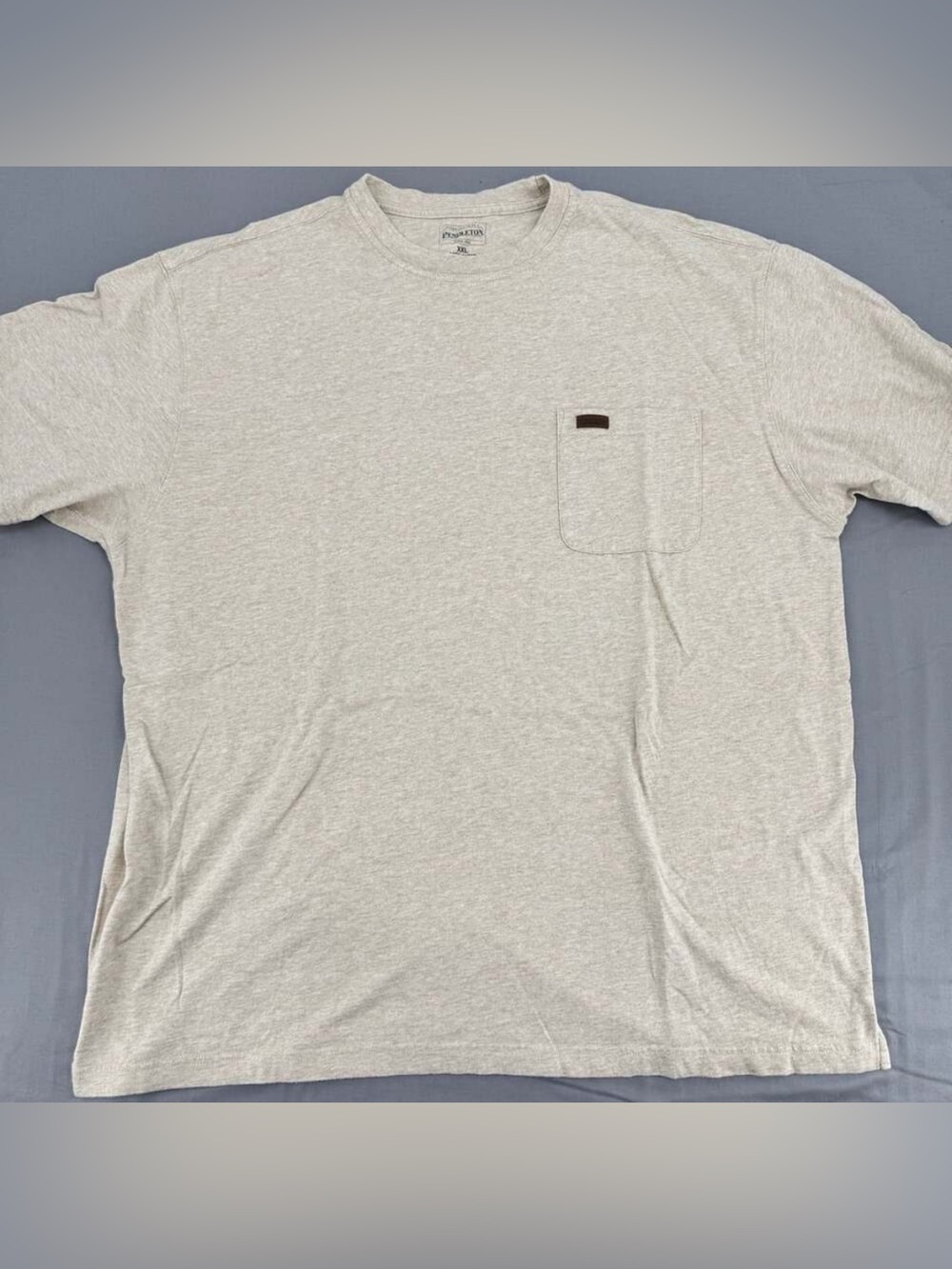Pendleton Thistletown Hills Pocket T-Shirt Men's XXL Heather Beige